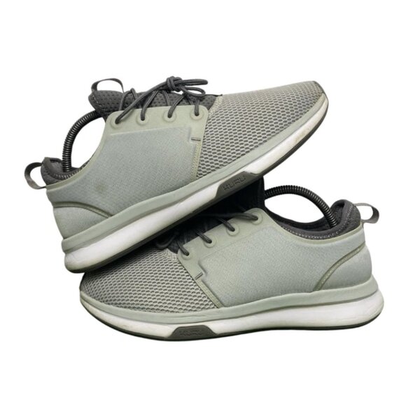 Kuru Atom Cloud Gray White Womens Athletic Running Shoes Size 10 M - Picture 2 of 8